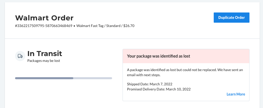 Automated replacements for lost packages – Flexport Help Center